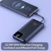 06db2167-d390-45b4-9005-798b5b5102d1.jpg 20,000mAh Fast Charging Power Bank with Dual Built-in Cables & Digital Display