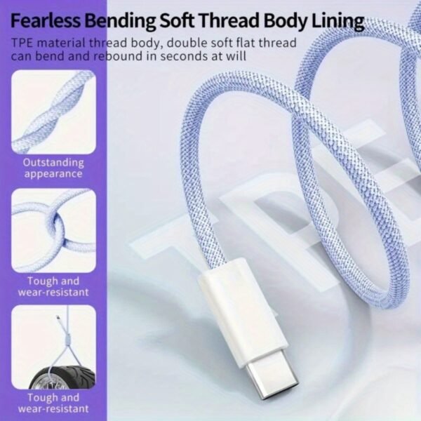 1703642208242-84952e5d7848439a86c2eb3400f2d997-goods.jpeg USB-C to USB-C Charging Cable Fast Charging Data Cable