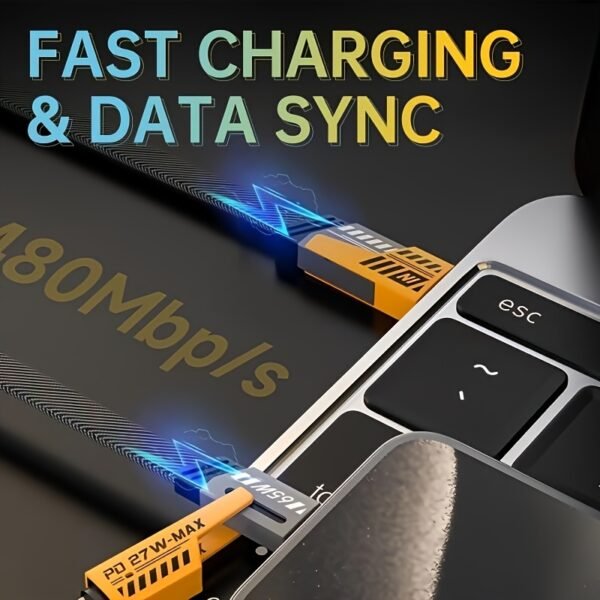 6aa929a7-cbea-4b00-876c-94fbb78b32c4.jpg 4-in-1 Fast Charging Cable with USB-A Multi Charging Cable