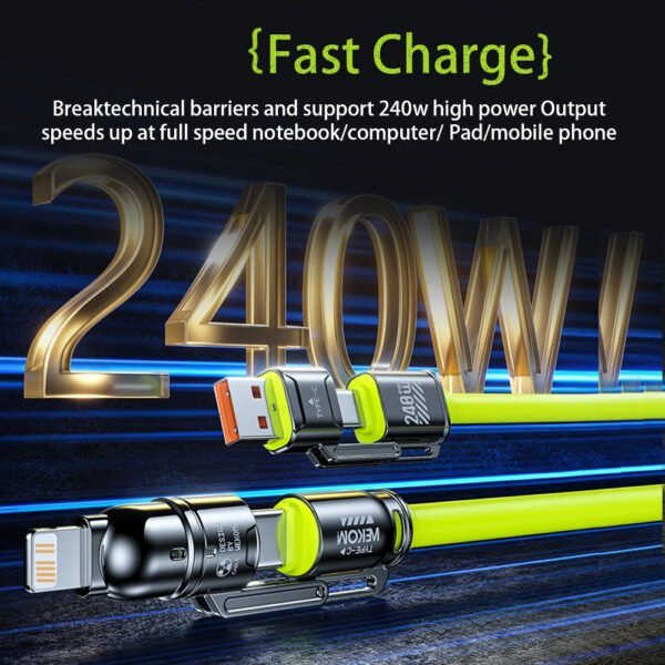 7c8855790c5f48f7bbc8d52ac9bd8d49-goods.jpeg 240W 4-in-1 Fast Charging Cable with Data Transfer USB-C Multi Charger Cable