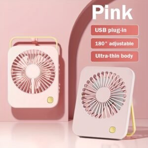 8015b115-ee47-4db8-b421-3acd8de9502c.jpg Ultra-Thin Foldable Desktop Fan with 180° Rotating Stand