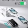 22.5W Fast Charging 20,000mAh Power Bank with LED Display USB-C Portable Charger – Black
