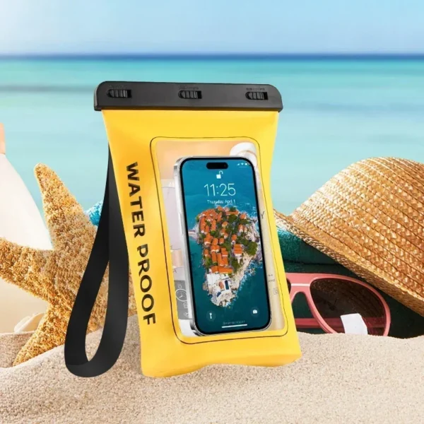 S2e19f645b34a40c8b8b643d309169a97f.webp Waterproof Phone Pouch with Crossbody Strap (1.8L)