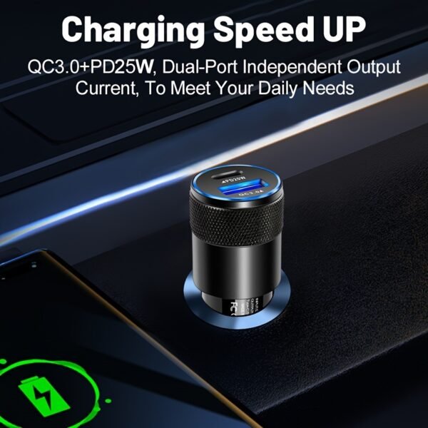 43W Dual-Port USB Car Charger
