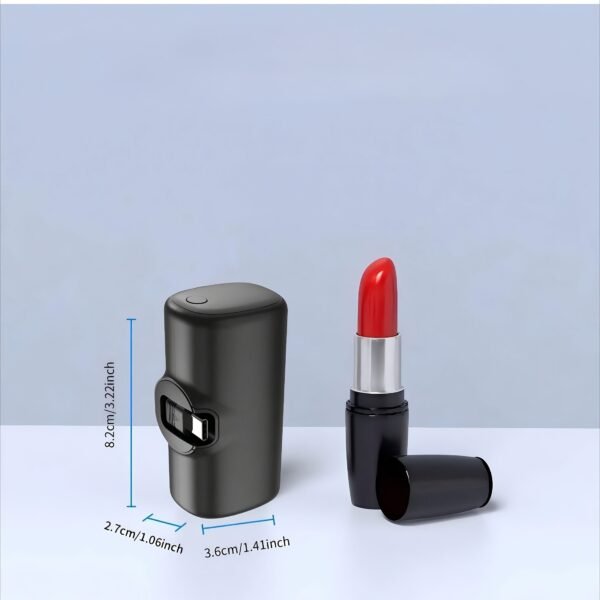 cb3710e0-7f88-4554-94bf-5f410e2b5260.jpg 22.5W Fast Charging 5000mAh Mini Power Bank Lipstick-Sized Portable Charger