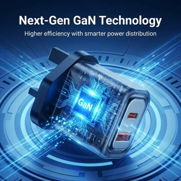 30W GaN PD Dual USB-C Wall Charger