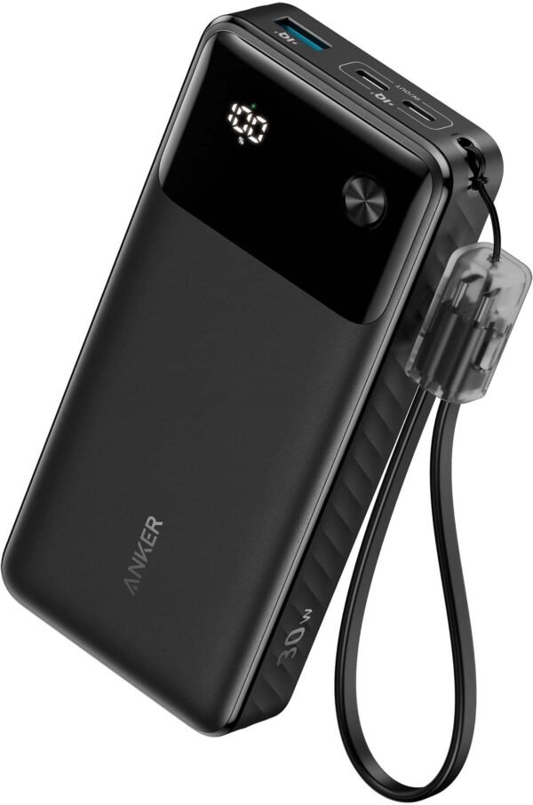 ea126ba7-0237-44ce-a160-2da9fa24adce.jpg 20,000mAh 30W Fast Charging Power Bank with LED Display USB-C Portable Charger – Black