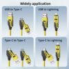 f42ff9ec-12ae-4f6d-9966-4d4d3e6d855e.jpg 4-in-1 Spring Data Cable 65W Fast Charging Multi-Device Charging Cable