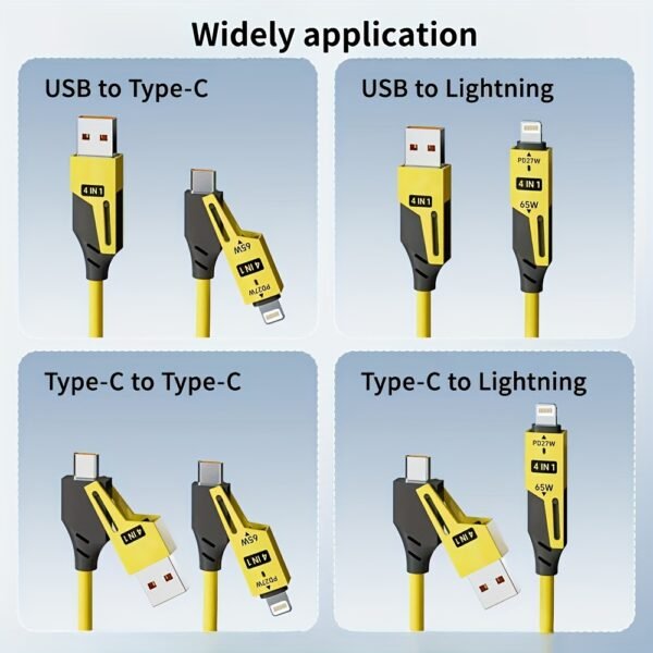 f42ff9ec-12ae-4f6d-9966-4d4d3e6d855e.jpg 4-in-1 Spring Data Cable 65W Fast Charging Multi-Device Charging Cable